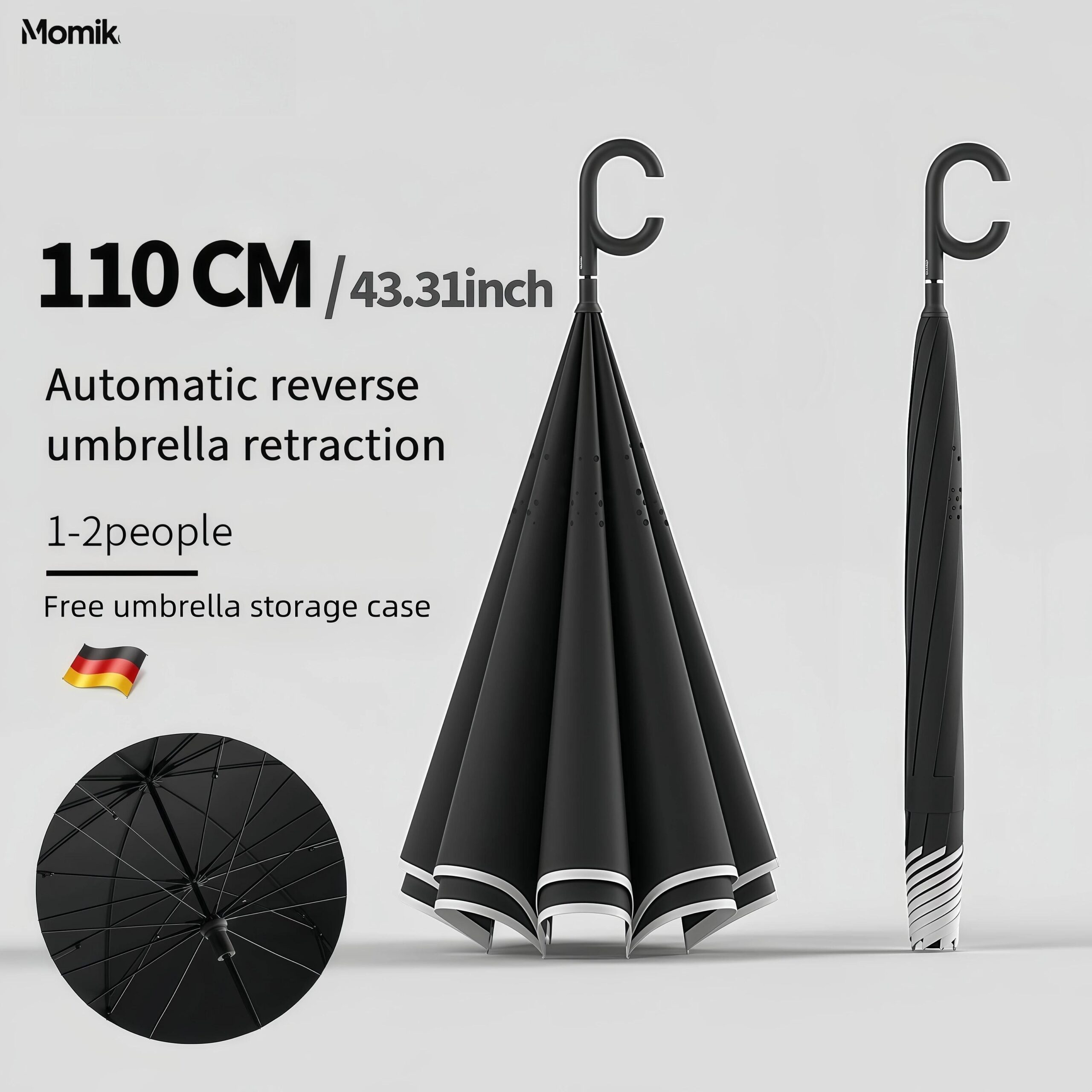 43" / 110cm Black