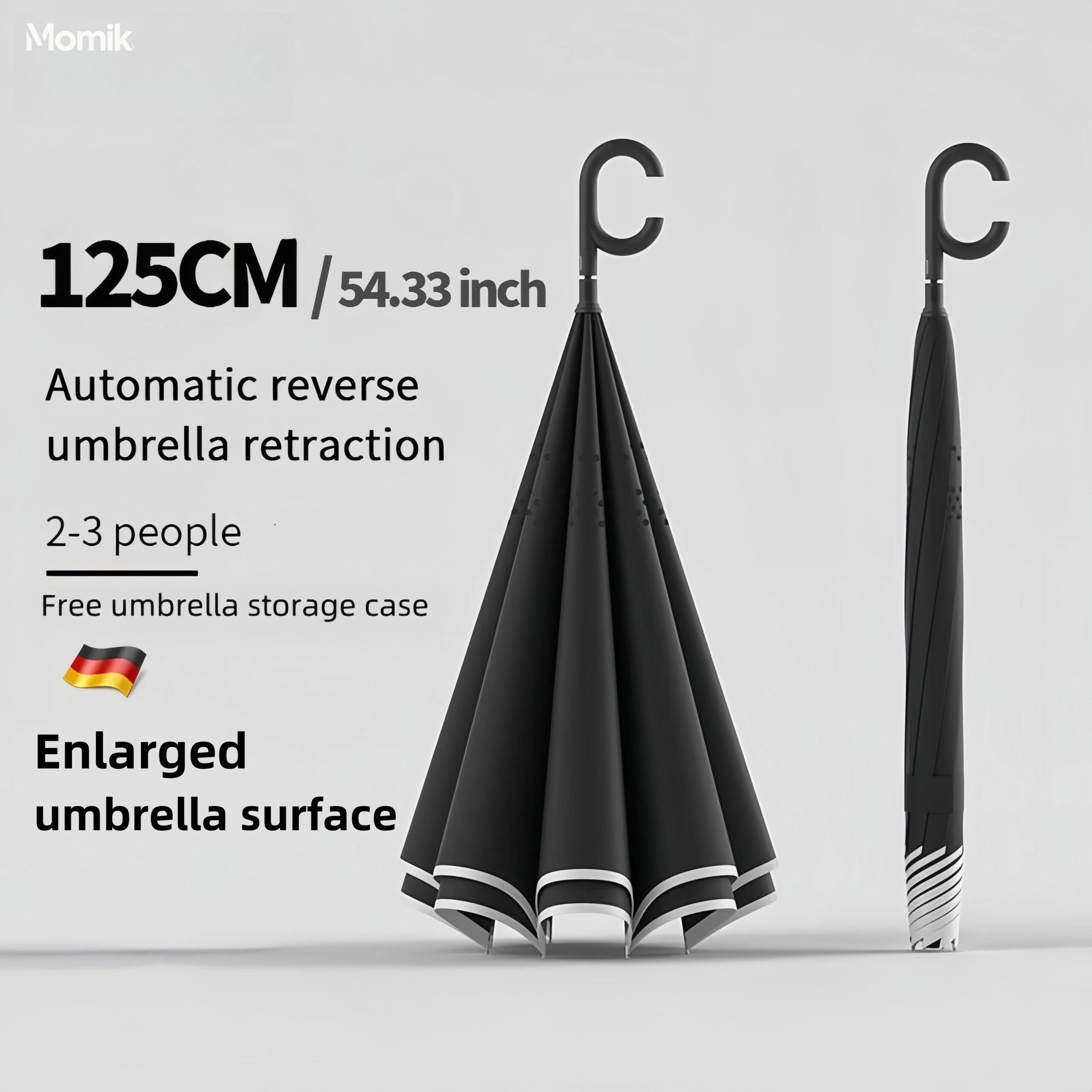 54" / 125cm Black