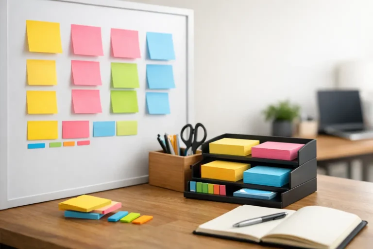 How to Organize Sticky Notes Without the Mess